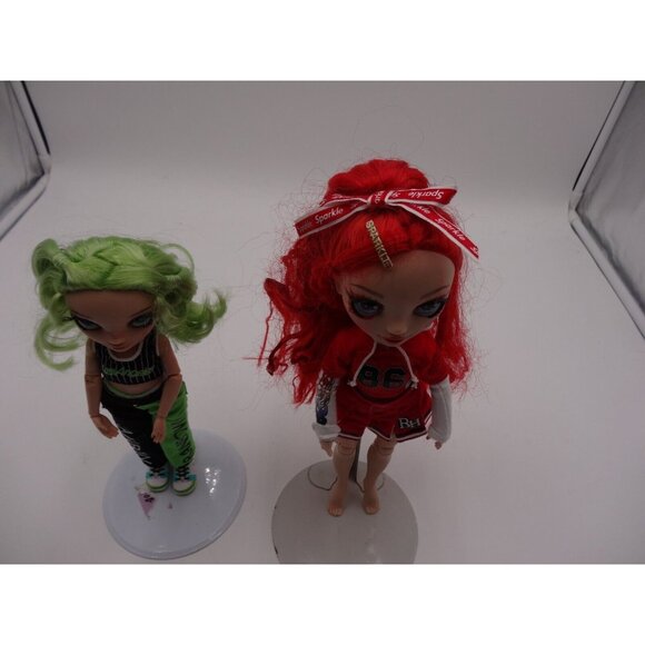 Rainbow High Cheer Ruby Anderson Red Fashion Cheerleader Doll and Jade Hunter Do - Picture 9 of 14